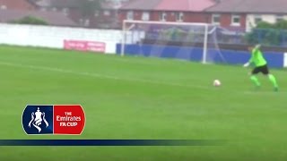 Unbelievable Goalkeeper scores from own box 80yards Emirates FA Cup  Goals amp Highlights [upl. by Irrok178]