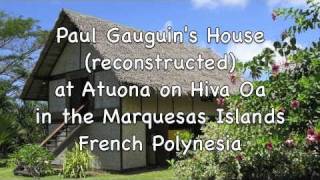 Paul Gauguins house on Hiva Oa [upl. by Enilhtak]