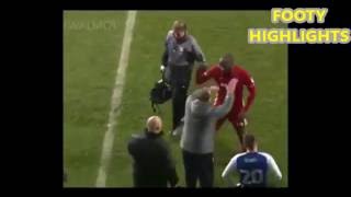 SOL BAMBA SENT OFF FOR ATTACKING CARDIFF PHYSIO PLAYERS AND HIS OWN MANAGER [upl. by Torin]