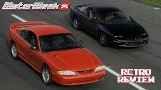 1994 Mustang GT vs Camaro Z28  Retro Review [upl. by Fanchon]