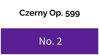 Czerny Op 599 No 2 [upl. by Enyamart796]