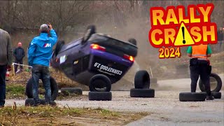 Accidentes y errores de Rally 2024  Tercera semana de Febrero by chopito Rally crash 524 [upl. by Holcman]