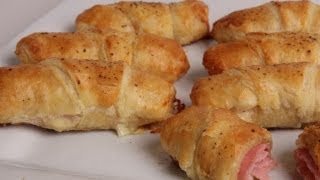 Ham and Cheese Croissants  Laura Vitale  Laura in the Kitchen Episode 322 [upl. by Nick]