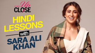 Hindi Lessons with Sara Ali Khan  Date Or Hate Ft Sara Ali Khan  Femina Up Close [upl. by Petrie]