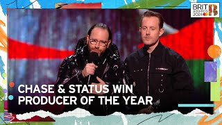 Legendary Duo Chase amp Status Win Producer of the Year  The BRIT Awards 2024 [upl. by Laetitia]