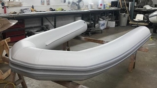 Rendova Inflatable Rib Retube Part 2 [upl. by Ezitram]