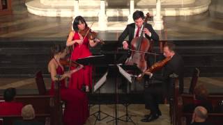 Attacca Quartet plays Haydn Op 33 no 4  First Movement [upl. by Odlanra]