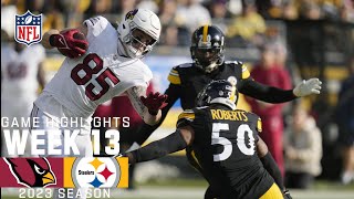 Arizona Cardinals vs Pittsburgh Steelers  2023 Week 13 Game Highlights [upl. by Kelson]