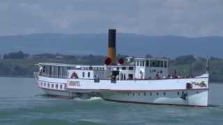 Paddle Steamer Neuchatel  260614 [upl. by Aroved]