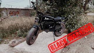 Black Warrior 1500w Ebike 58Ah 200km Электровелосипед с очень большим запасом хода [upl. by Rollin992]