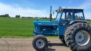 Ford 5000 Veteran tractor pulling Lindstad 2017 [upl. by Phiona511]