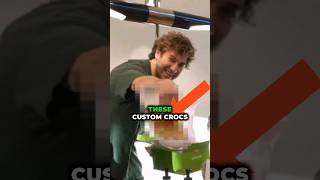 Surprising Airrack with Custom Crocs customshoes crocs shoes [upl. by Teevens]