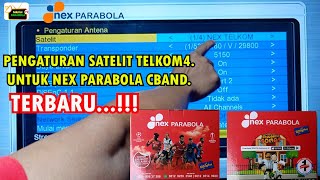 CARA PROGRAM NEX PARABOLA DANGDUT  nex kardus merah satelit telkom4 c band parabola jaringsolid [upl. by Shep279]