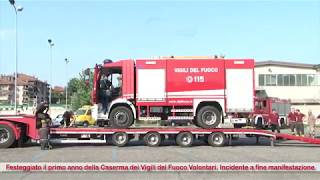 Vigili del Fuoco Melegnano primo anniversario 1 7 2018 [upl. by Jarrow]