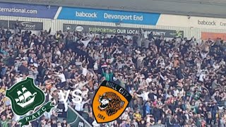 AMAZING ARGYLE AVOID RELEGATIONPlymouth Argyle vs Hull City Matchday vlog highlights040524 [upl. by Nahsab]