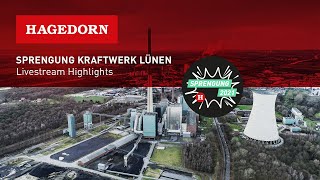 Sprengung Kraftwerk Lünen  Highlights [upl. by Enidualc]