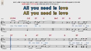 Lynden David Hall All you need is Love POP Song Score Karaoke [upl. by Job758]