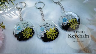 How to make resin keychain for Beginners  Personalize Resin Keychains  resin art ideas [upl. by Tolkan427]