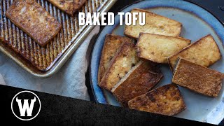 Easy and delicious BAKED Tofu ft Chad Sarno [upl. by Tilly]