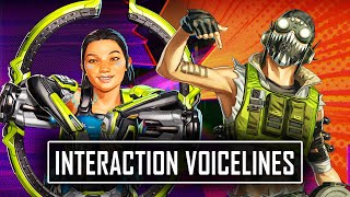 New quotSeason 20quot Interaction Voicelines in Apex Legends [upl. by Toshiko329]