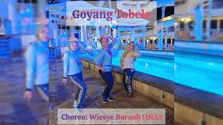 Goyang Tobelo  line dance  Resort World One Cruise [upl. by Htinek7]