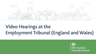 Video hearings at the Employment Tribunal England and Wales [upl. by Sharyl]