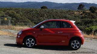 20132014 Fiat 500e Electric Review and Road Test [upl. by Marni]