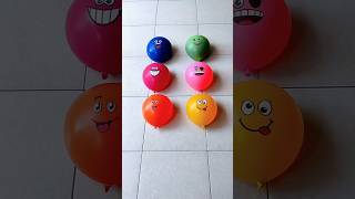 Emoticon Balloons Popping Reverse Video Asmr [upl. by Bee]