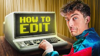 How To Edit Videos For Beginners 80s VHS Tutorial [upl. by Tnelc922]