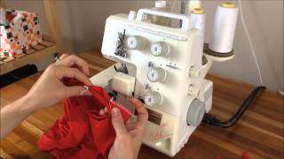 Sewing on a tshirt neckband with Brindille amp Twig [upl. by Ainaj798]