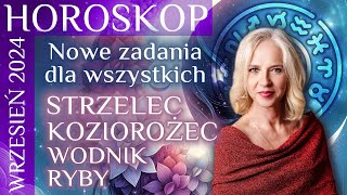 Wrzesień 2024 horoskop dla RYBY WODNIK  Koziorożec STRZELEC [upl. by Akeimat81]