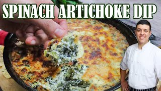 Best Spinach Artichoke Dip Recipe  Spinach Artichoke Dip from Scratch by Lounging with Lenny [upl. by Stirling]