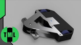 Horizontal Spinner CAD Overview  Antweight BattleBot [upl. by Froma]