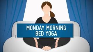 Monday Morning Bed Yoga  DeStress Monday [upl. by Adnuhsor]