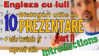 Sa invatam Engleza  PREZENTAREAINTRODUCTION part 1  Lets learn English cu traducere [upl. by Shirlee938]