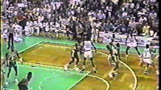 Larry Bird Greatest Games TripleDouble 401110 vs Supersonics 1989 [upl. by Ongineb933]