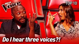 Extraordinary TRIOs on The Voice  Top 10 [upl. by Cherye]