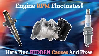 Top 10 REASONS Your Engine Revs Up And Down at Idle  RPM Fluctuations While Car Is Driving [upl. by Eelaras474]