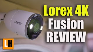 Lorex Fusion 4K IP NVR Security Camera System Review  Features Unboxing Setup Video amp Audio [upl. by Sabella]