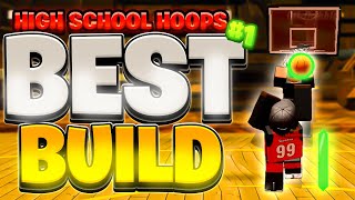 Roblox High School Hoops  How To Make The GREATEST BUILD [upl. by Adhamh]