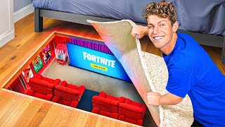 I Built a SECRET Movie Theater in My Room [upl. by Marnie]