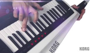 KORG Rk100s Keytar sintetizador tipo guitarra [upl. by Sibilla]