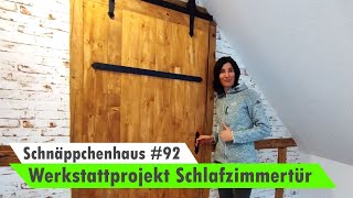 Schiebetür selber bauen  Bauernhaus selbst sanieren 🏡 Bauvlog 92 [upl. by Otero544]