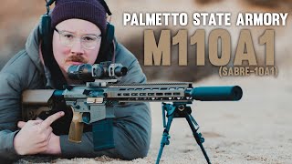 PSA Sabre M110A1  Palmettos version of the armys new DMR [upl. by Etteniotna]