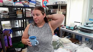 Small Business Vlog  Making Orders and Cleaning the Studio [upl. by Nickola801]