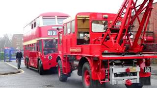 Moving trolleybuses at the Museum of Transport Greater Manchester [upl. by Norihs]