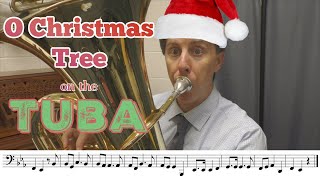 O Christmas Tree on the TUBA [upl. by Akinek]