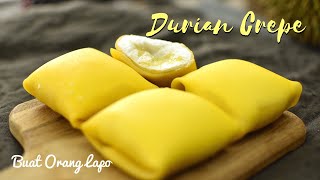 Resepi Durian Crepe Mudah [upl. by Irby]