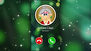 🤶📞 Llamada de la Señora Claus 🎄🎁✨  llamada de la Viejita Pascuera esposa de Santa Claus [upl. by Eurydice]