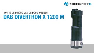 DAB Kit Divertron X 1200 M Onderwaterhydrofoor  Unboxing [upl. by Otreblide]